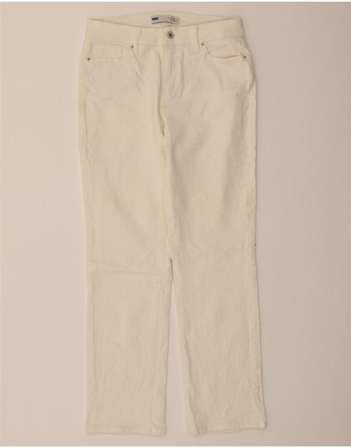 LEVI'S Womens Straight Jeans W30 L29 White Cotton Vintage Levi's and Second-Hand Levi's from Messina Hembry 