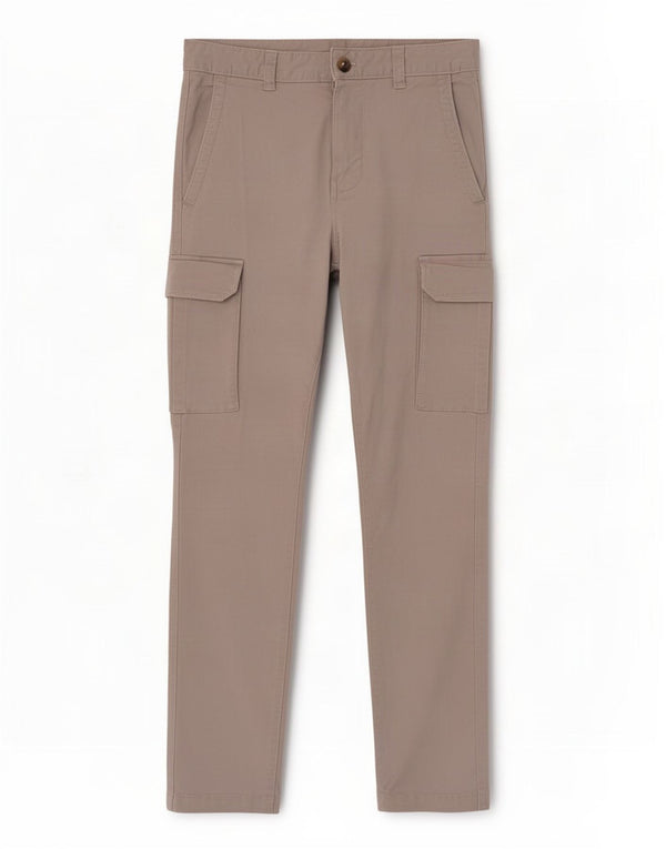 Zara Mens Slim Cargo Calças EU 38 Pequeno W29 L28 Algodão Cinza