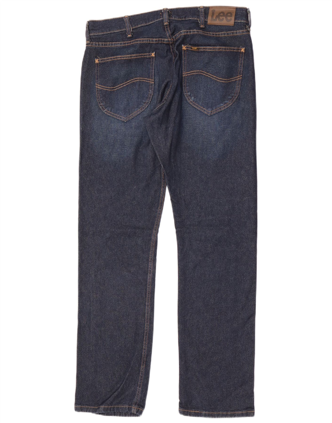Lee Mens Slim Jeans W34 L32 Azul Marinho Algodão
