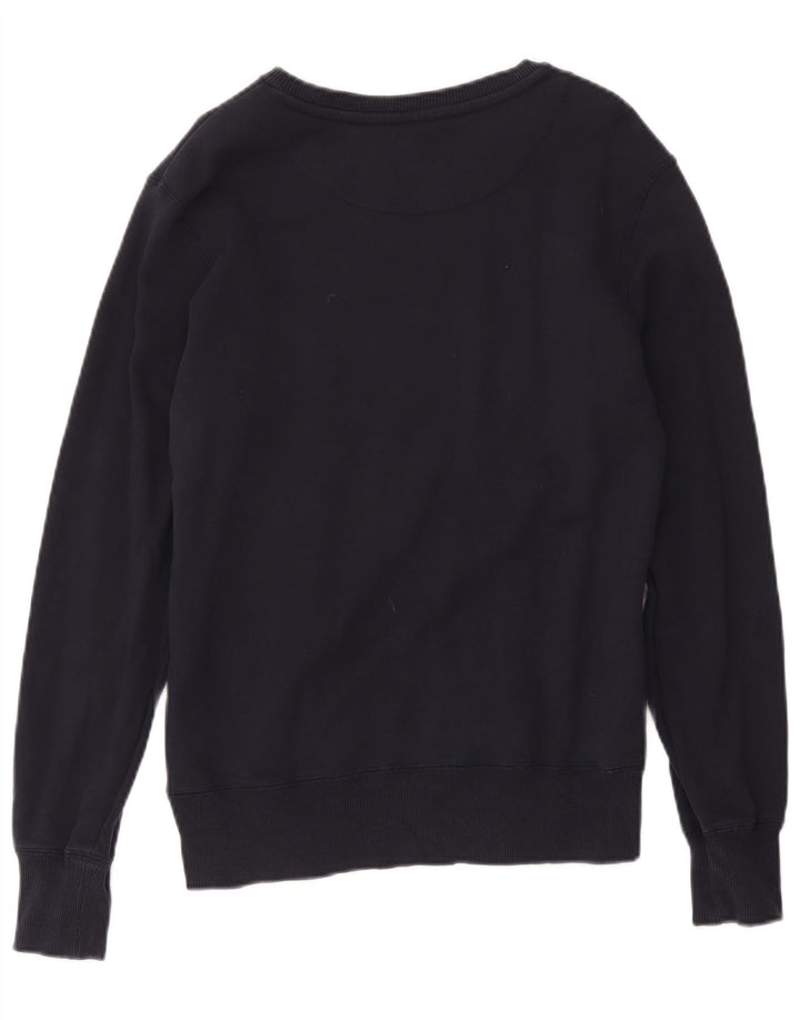 Moletom gráfico feminino Nike Jumper UK 14 médio azul marinho algodão
