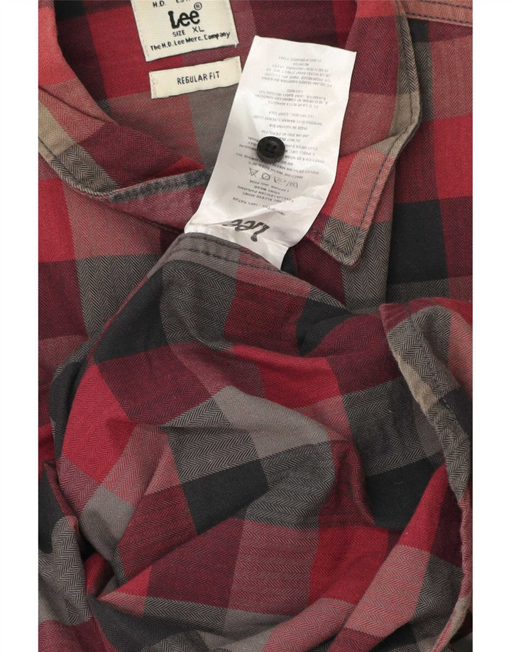 Camisa masculina de flanela Lee Regular Fit XL algodão xadrez multicolorido