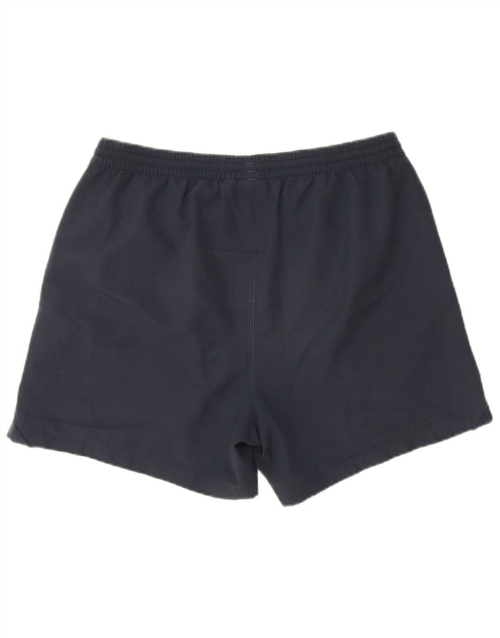 Shorts esportivos masculinos Adidas grandes poliéster azul marinho