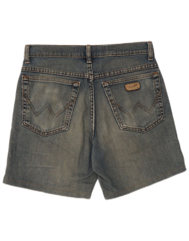 Shorts jeans feminino Wrangler W31 algodão azul médio