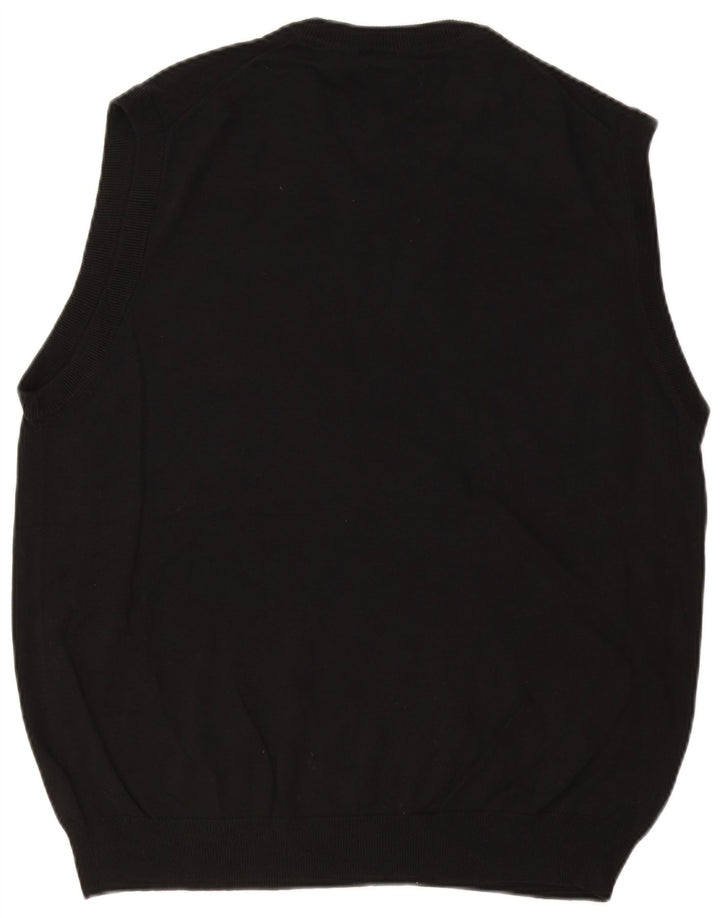 Regata masculina CHAPS com colete XL de algodão preto