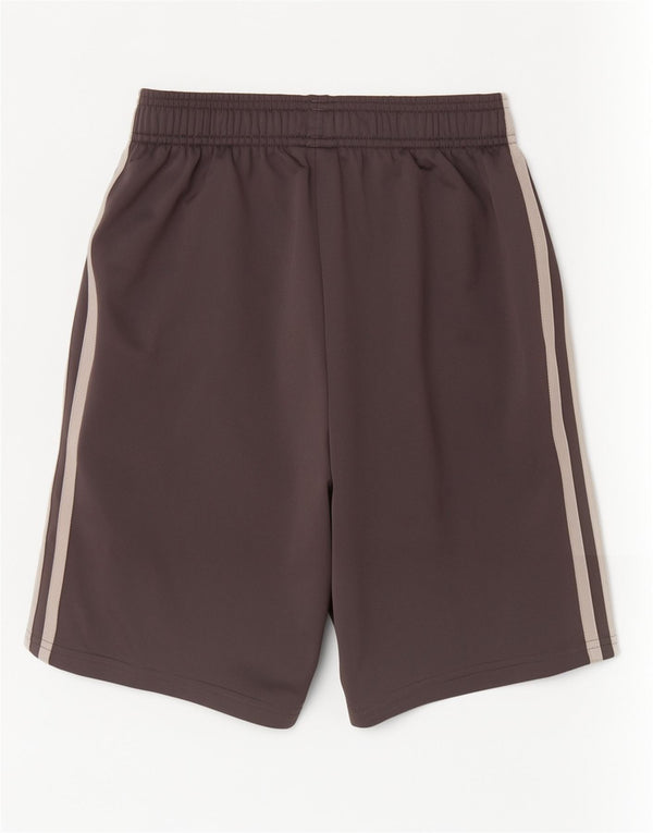 Shorts esportivos masculinos Adidas 11-12 anos cinza poliéster esportivo