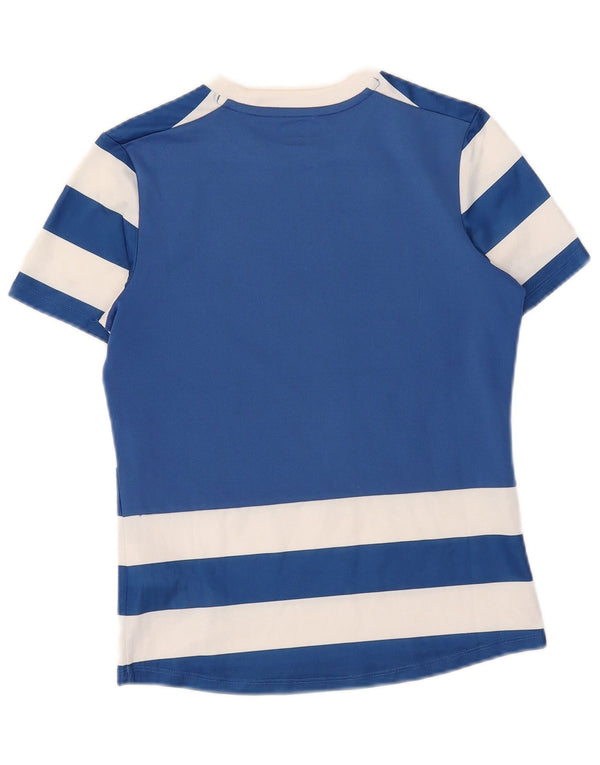 Camiseta Umbro Meninos 9-10 Anos Poliéster Listrado Azul Médio