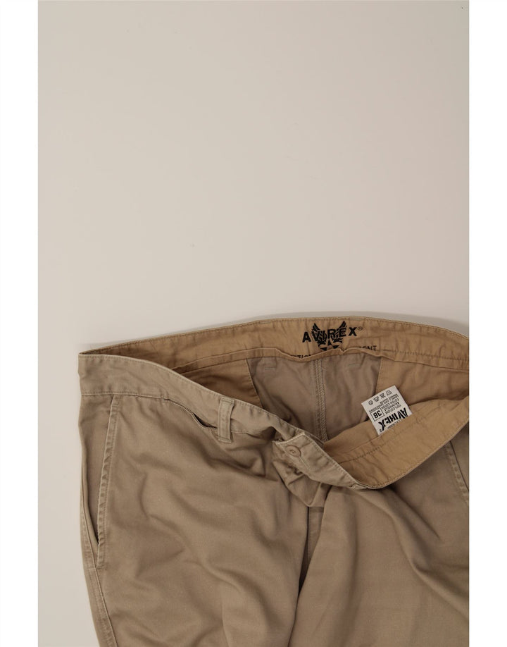 AVIREX Mens Straight Chino Trousers W38 L30 Beige Cotton Vintage Avirex and Second-Hand Avirex from Messina Hembry 
