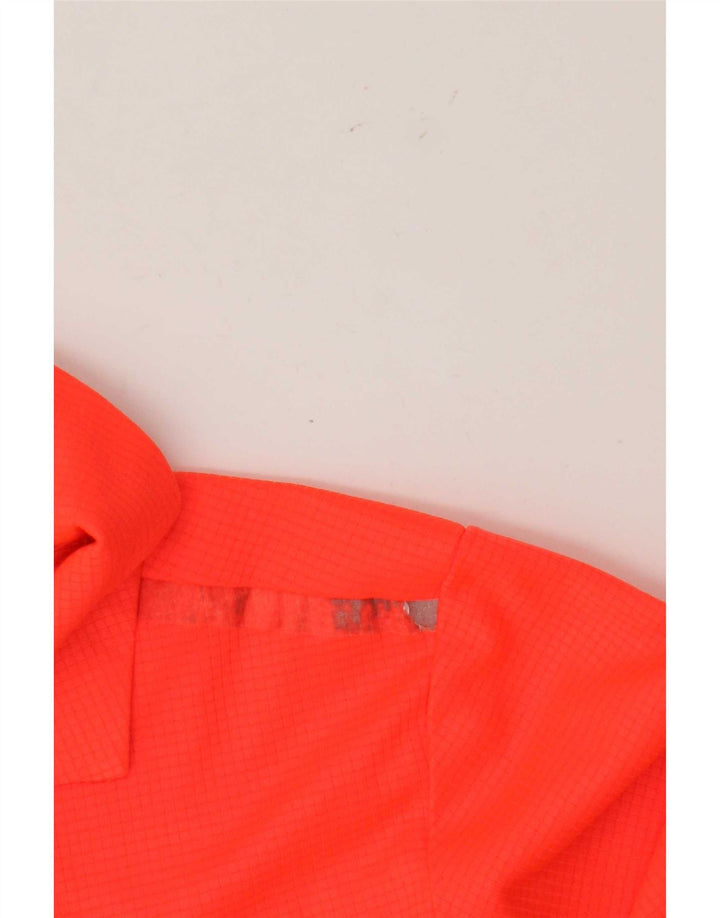 Puma Mens Polo Shirt Small Orange Polyester