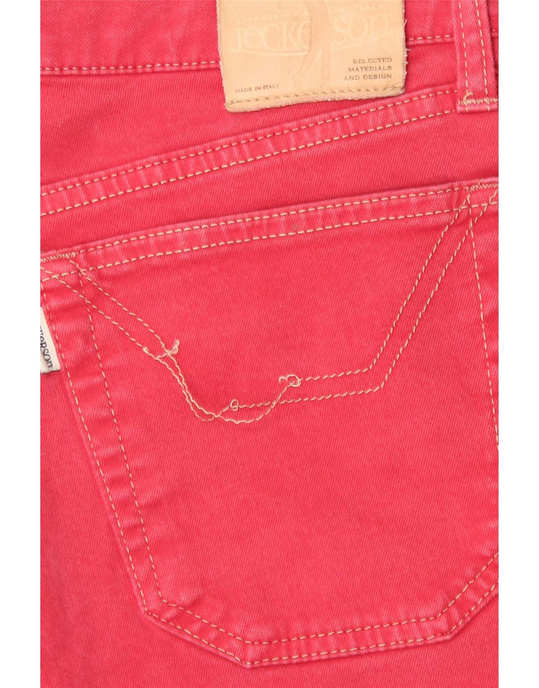 Jeans masculinos Jeckerson Slim W30 L27 Borgonha