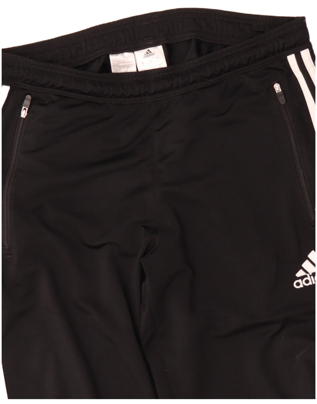 Adidas Mens Treino Calças Joggers Pequeno Poliéster Preto