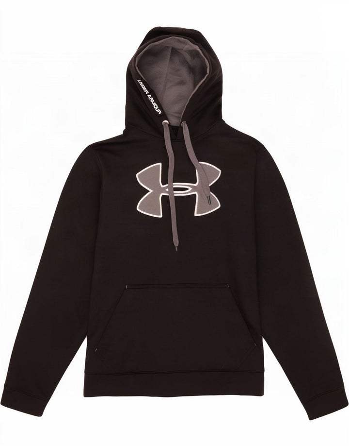 Under Armour masculino gráfico moletom com capuz médio poliéster preto