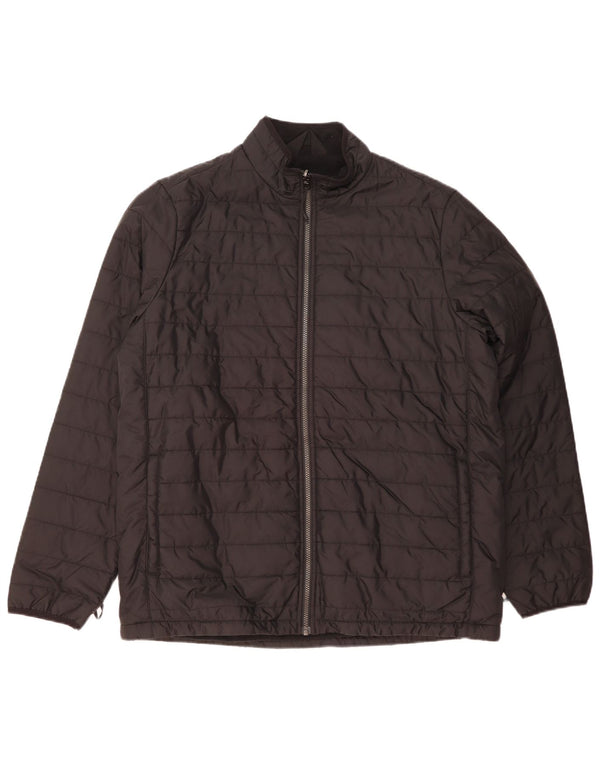 Jaqueta masculina acolchoada Marks & Spencer UK 42 XL poliamida preta