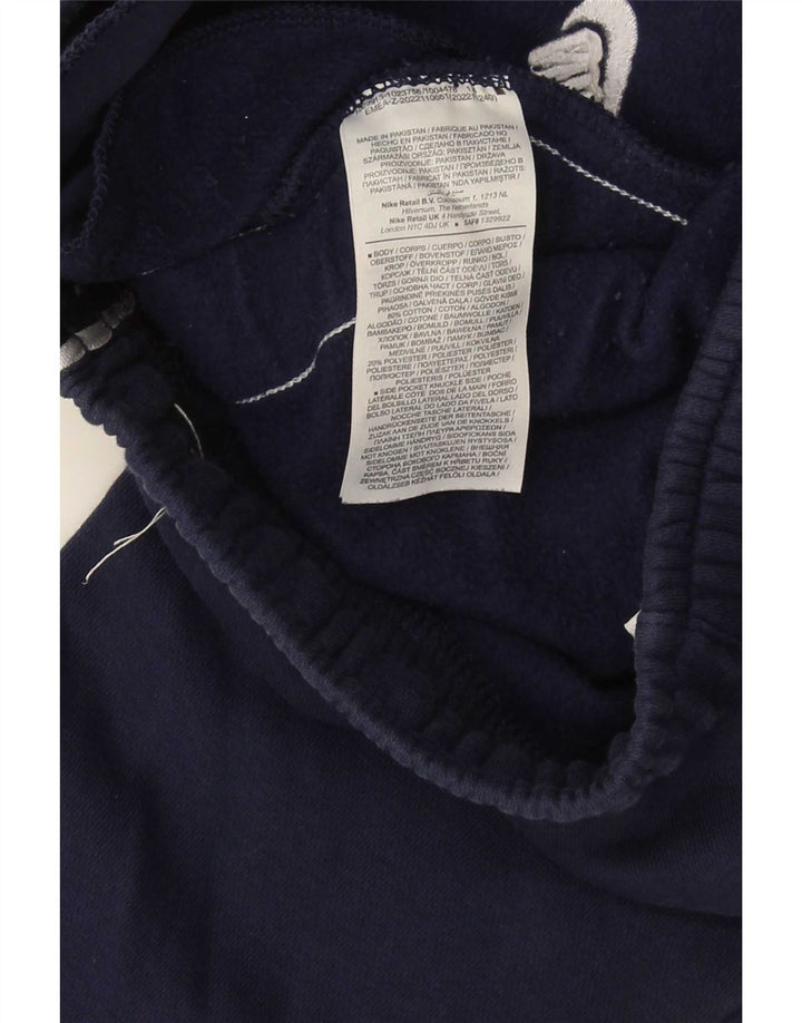 Calça esportiva Nike masculina gráfica joggers médio azul marinho algodão