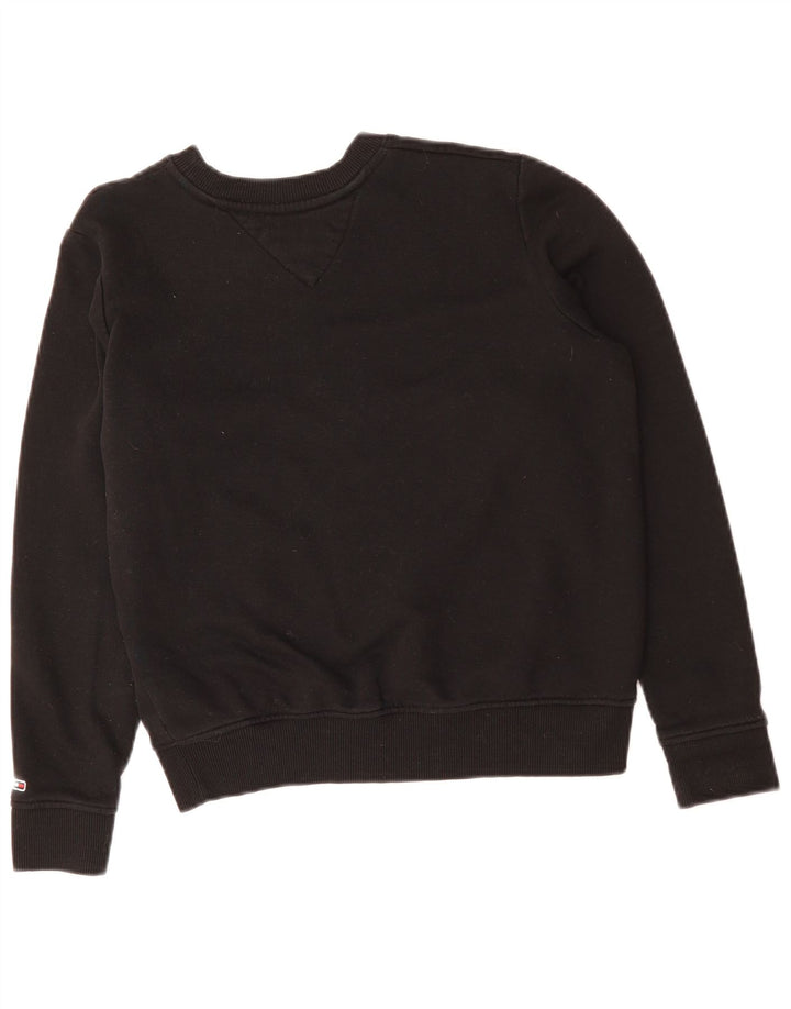 TOMMY HILFIGER Suéter oversized feminino Reino Unido 10 pequeno preto