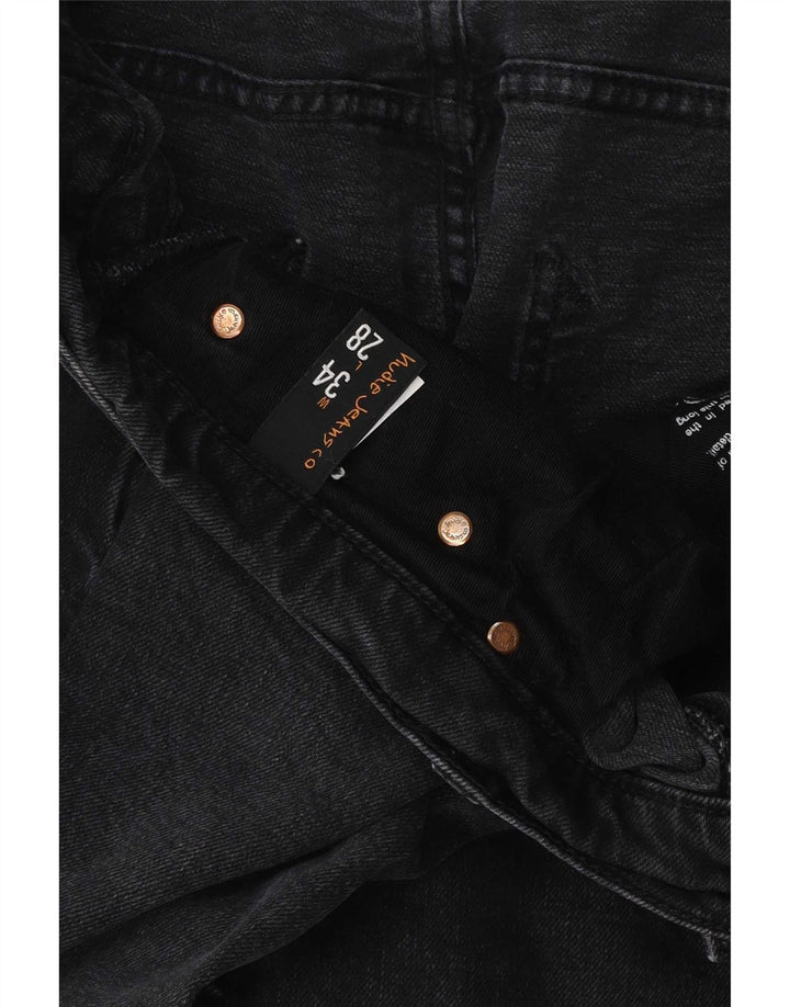 Jeans Slim Masculino Nudie W34 L28 Algodão Preto