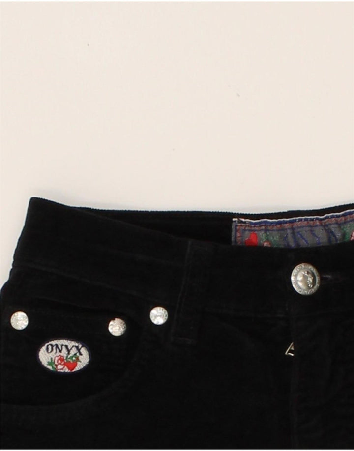 ONYX Womens Tapered Casual Trousers W24 L26 Black Vintage Onyx and Second-Hand Onyx from Messina Hembry 