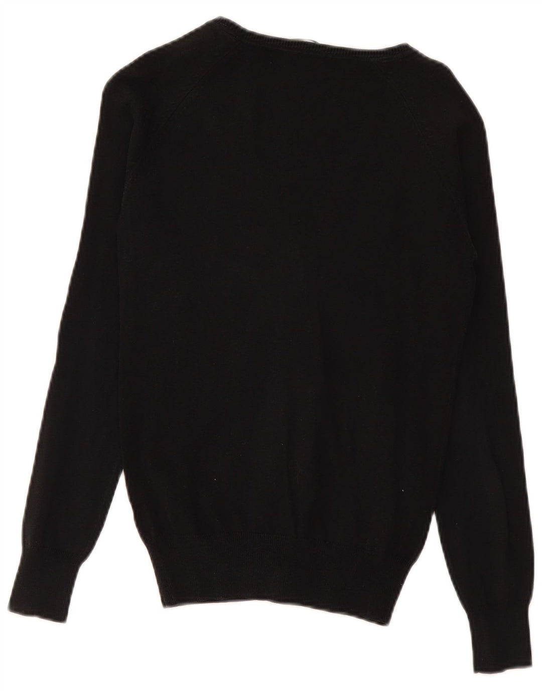 Suéter cardigã feminino Zara Reino Unido 12 algodão preto médio