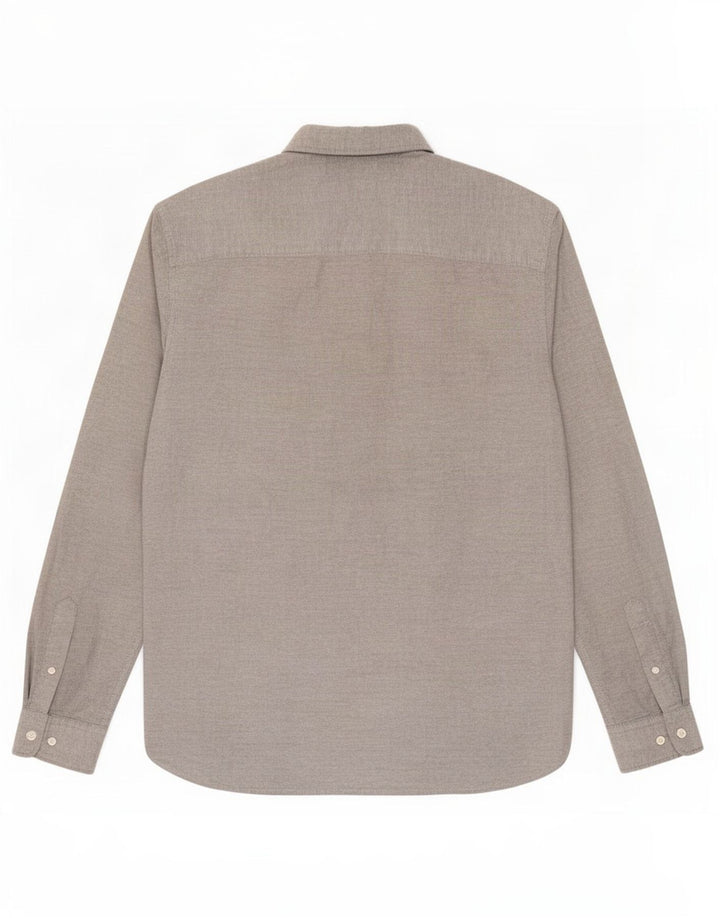 Camisa masculina Jack & Jones grande algodão cinza