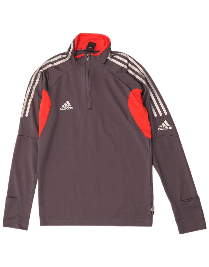 Adidas Mens Climacool Pullover Treino Top UK 36/38 Pequeno Cinza