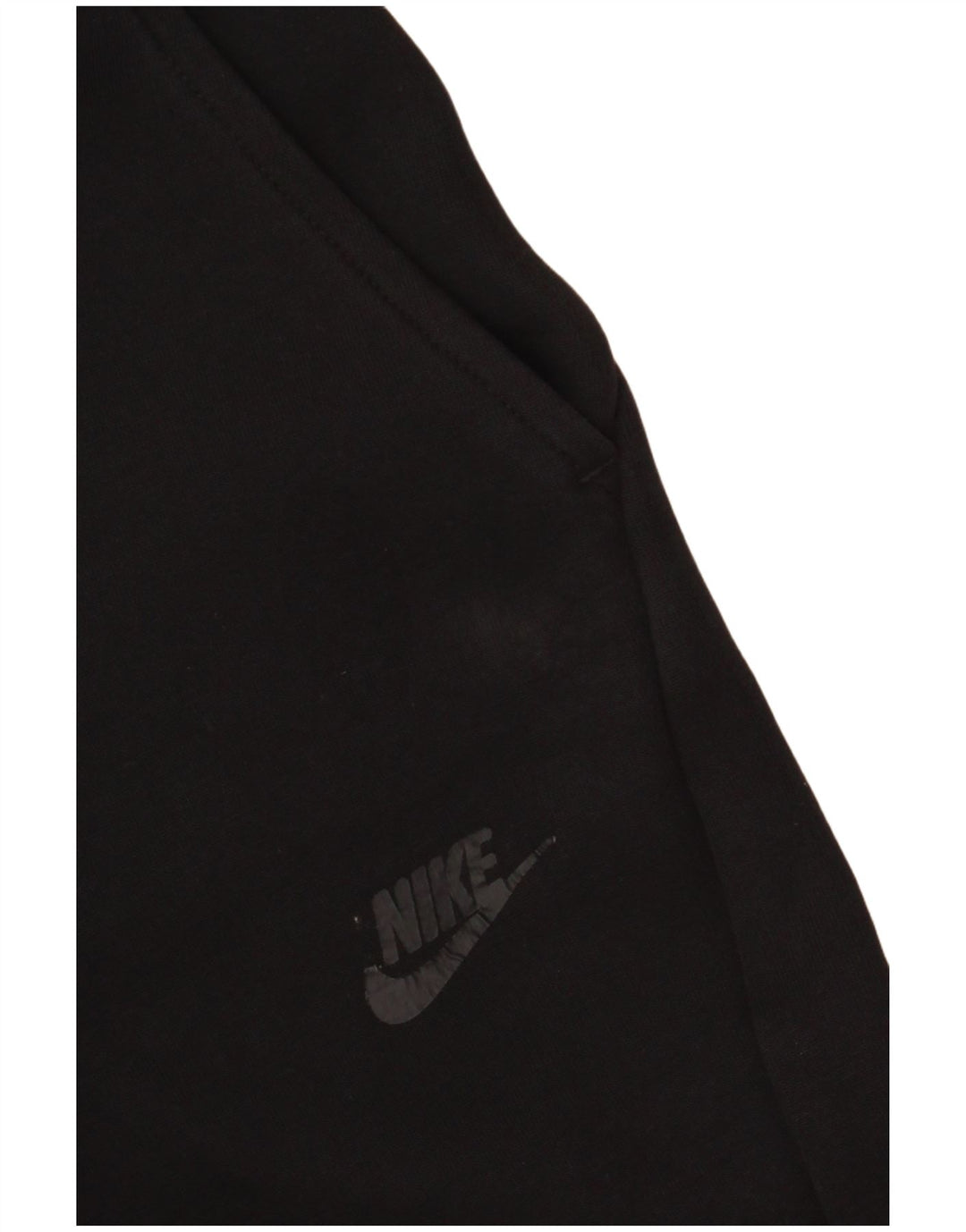 Shorts esportivos Nike Boys 12-13 anos grandes de algodão preto