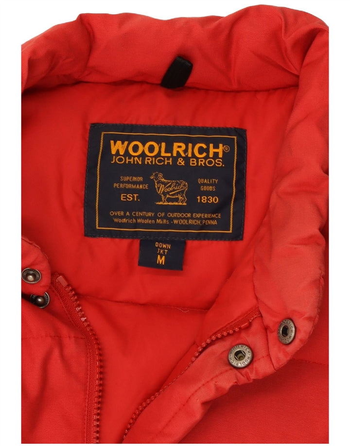 Colete acolchoado masculino WOOLRICH UK 38 vermelho médio
