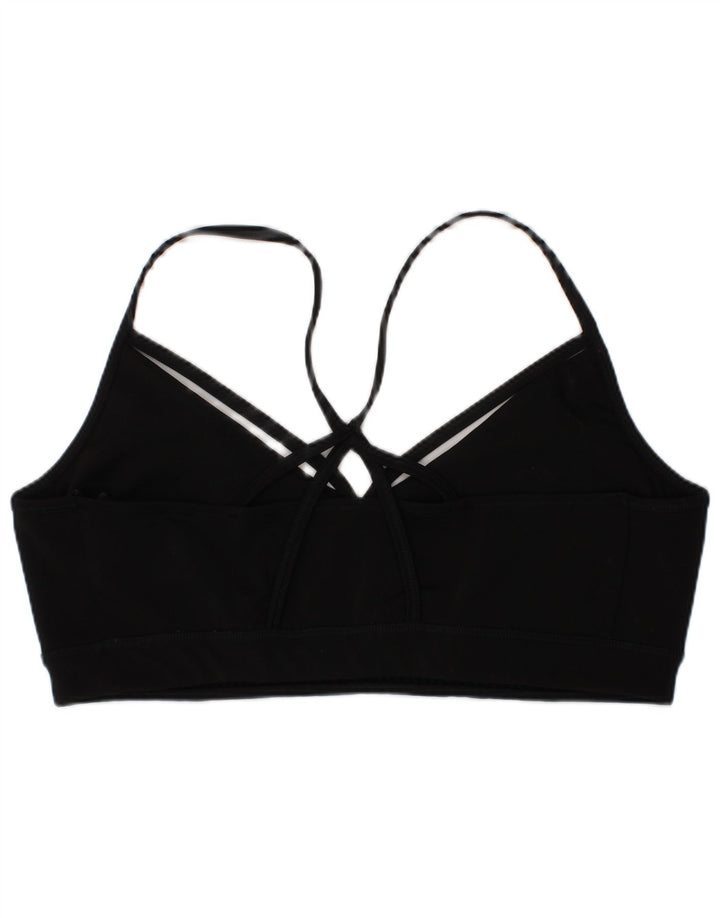 Sutiã esportivo feminino Puma grande esportivo preto de poliéster