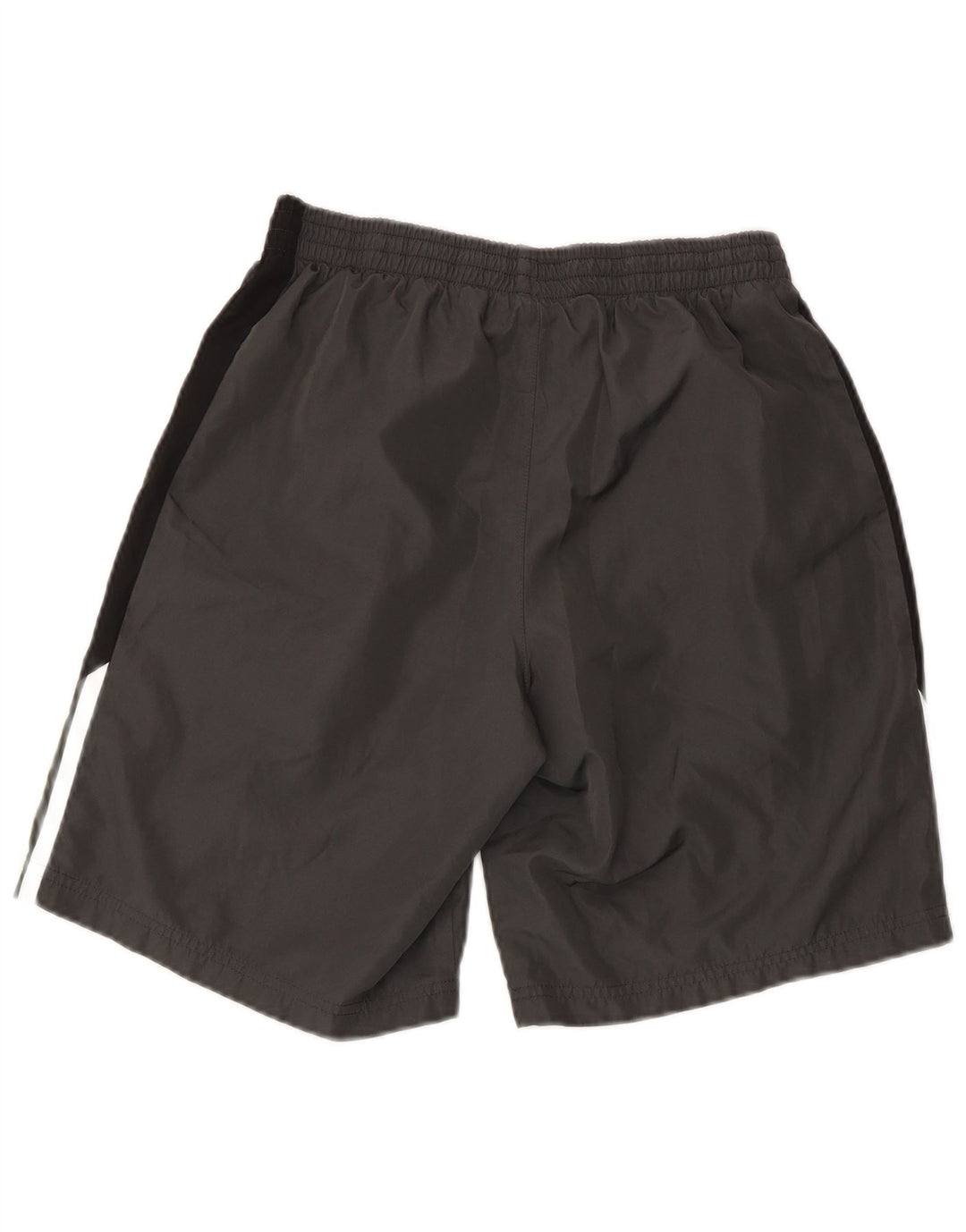 Shorts esportivos masculinos Adidas médio cinza colorblock