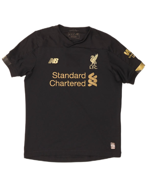 New Balance Boys Graphic T-Shirt Top 13-14 Years XL Black Sports