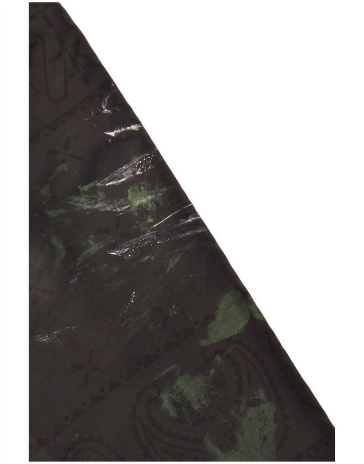 Jaqueta reversível masculina Adidas UK 38 poliéster preto médio