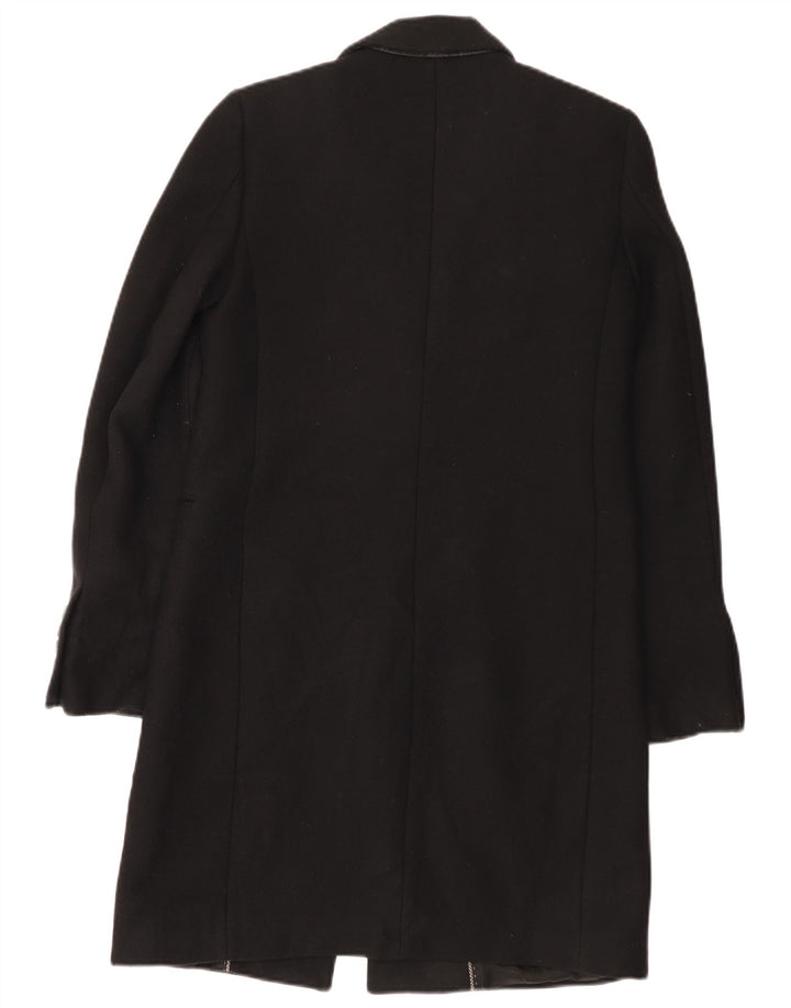 Sobretudo feminino Zara UK 6 XS lã preta