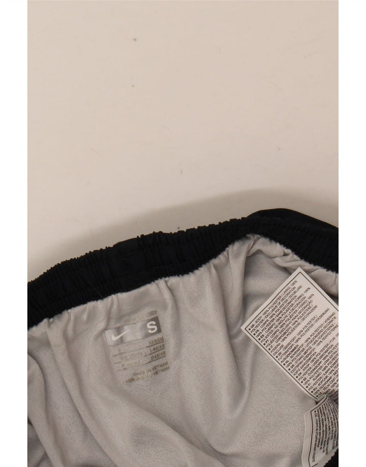 Shorts esportivos femininos NIKE UK 8 pequenos azul marinho poliéster