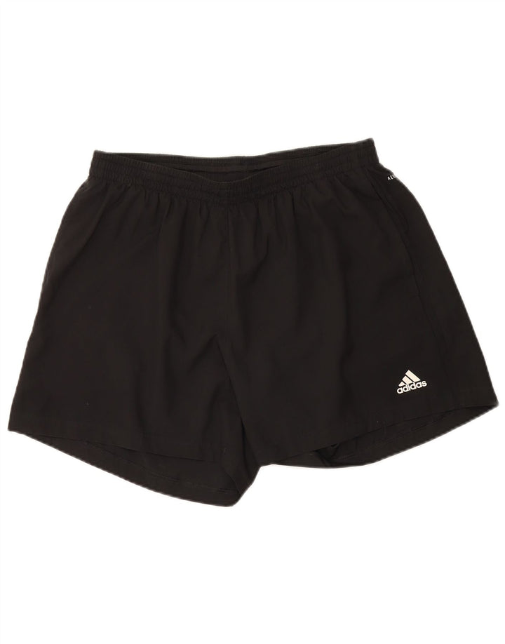 Adidas Mens Aeroready Graphic Sport Shorts Médio Preto Poliéster