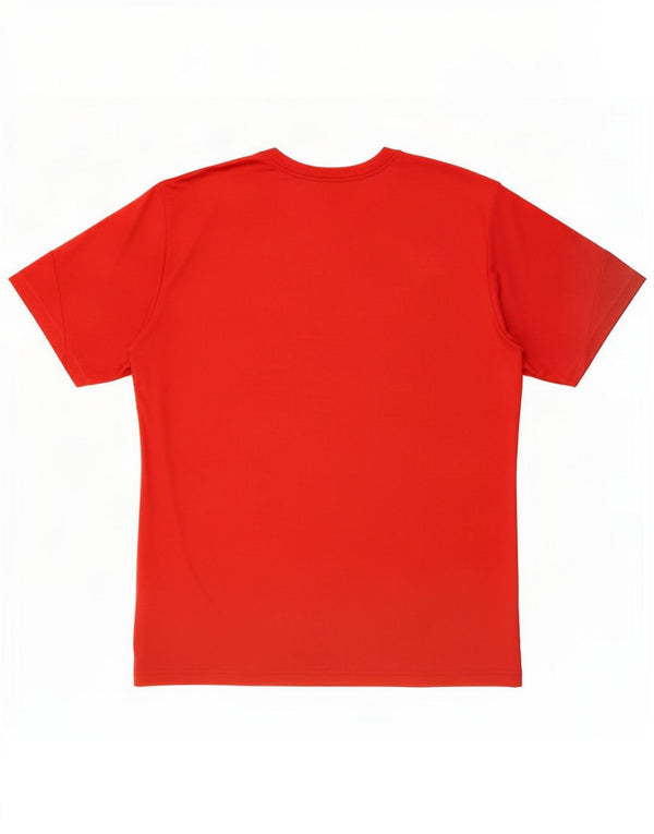 Adidas Masculino Climalite Camiseta Top XL Vermelho Colorblock Poliéster