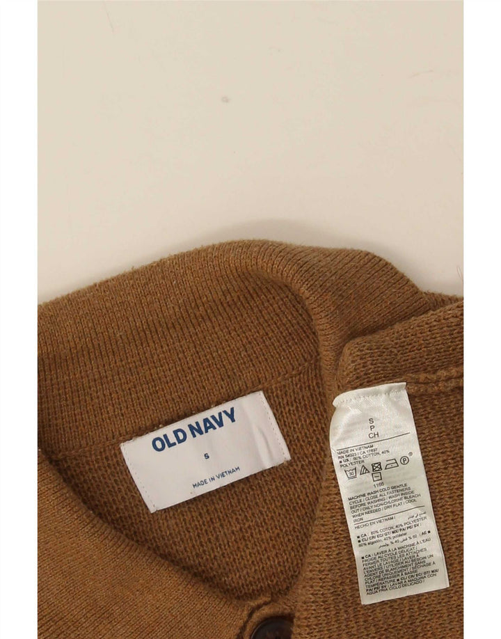 Suéter cardigã masculino Old Navy algodão marrom pequeno