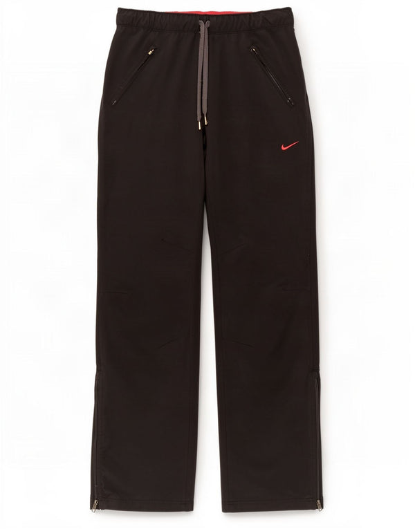 Nike Womens Dri Fit Calças de treino UK 12 Medium Black