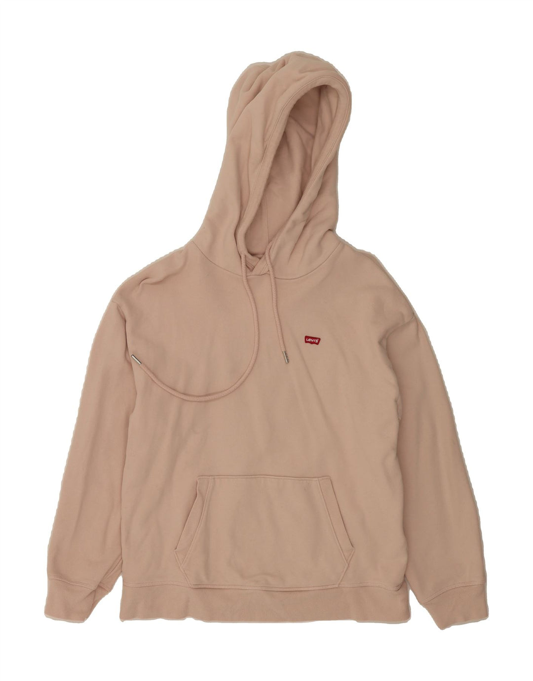 LEVI'S Womens Oversized Hoodie Jumper UK 10 Small Pink Cotton Vintage Levi's and Second-Hand Levi's from Messina Hembry 