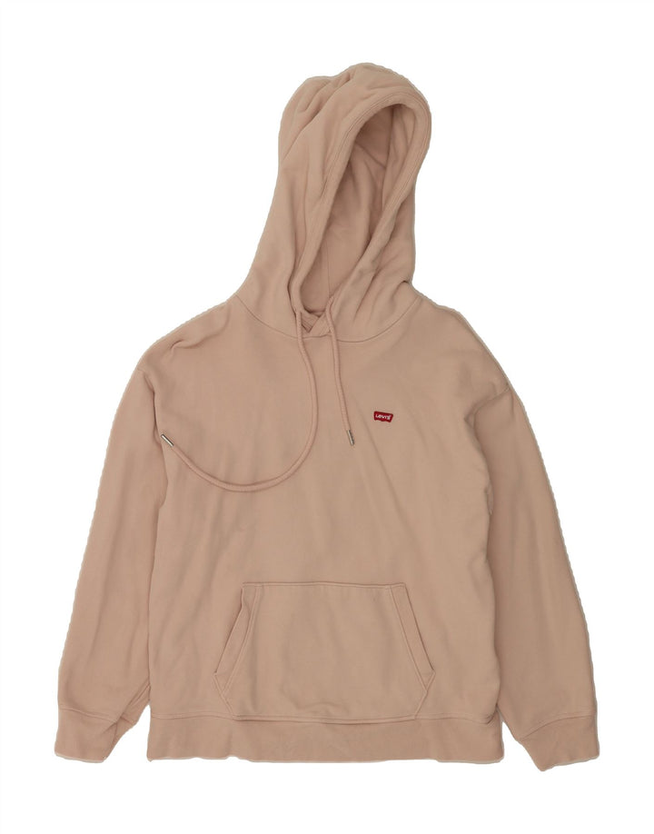 LEVI'S Womens Oversized Hoodie Jumper UK 10 Small Pink Cotton Vintage Levi's and Second-Hand Levi's from Messina Hembry 
