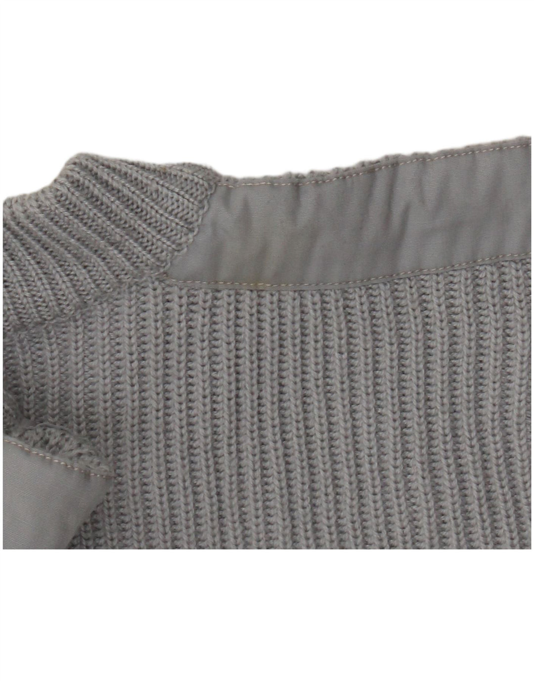 Suéter cardigã masculino vintage cinza médio retrô