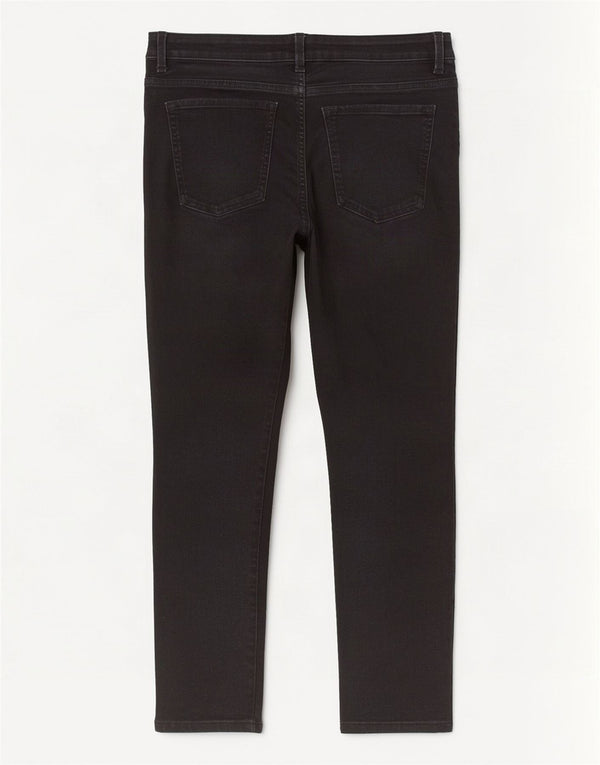 Jeans skinny feminino de cintura alta Marks & Spencer Reino Unido 16 grande W34 L25 preto