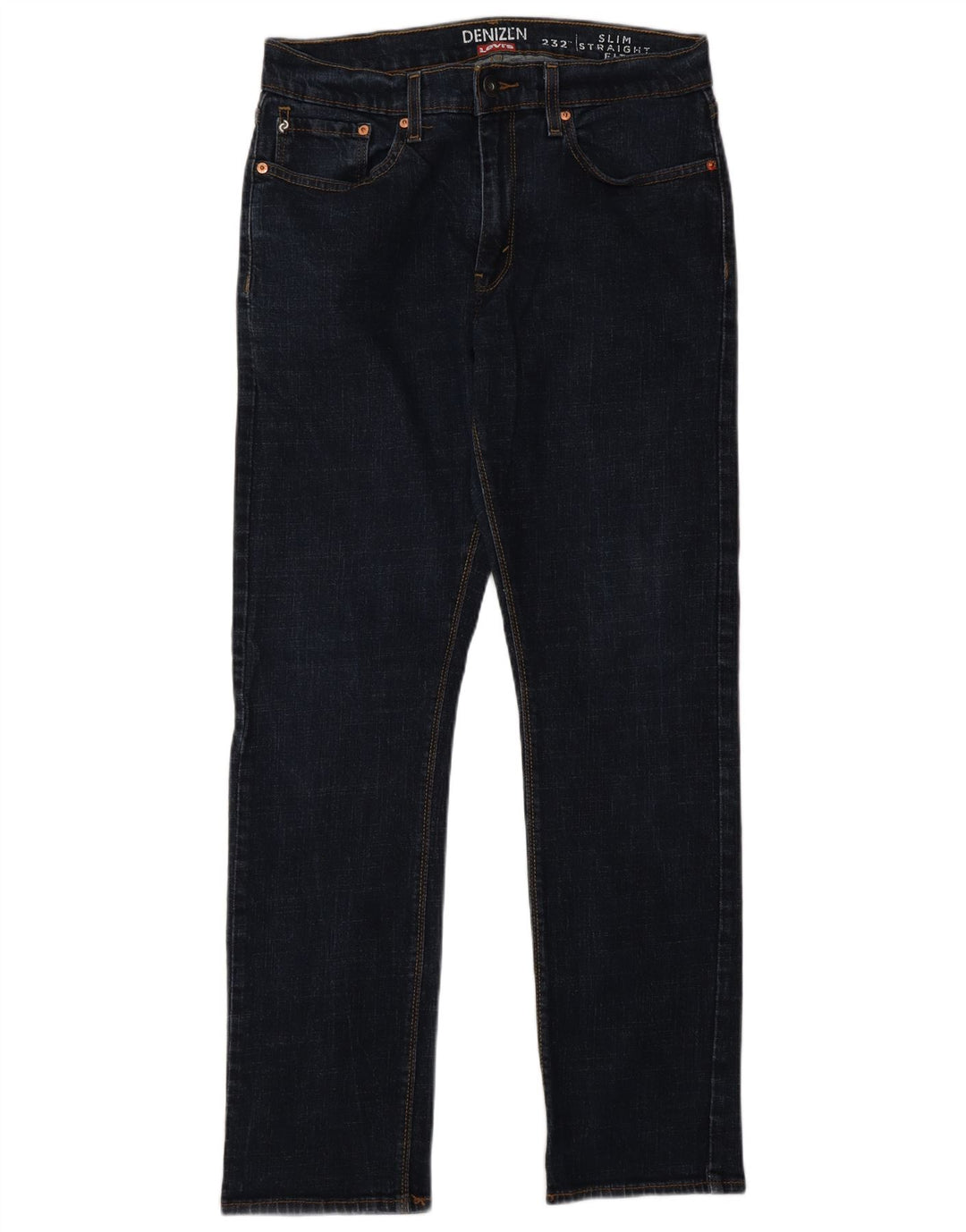 Calça jeans masculina Levi's Denizen Slim Straight W32 L32 azul marinho algodão