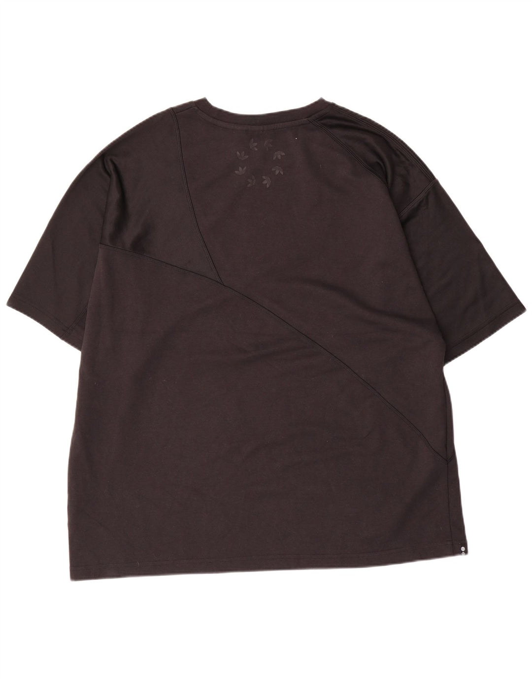 Adidas Mens Graphic T-Shirt Top Grande Poliéster Preto