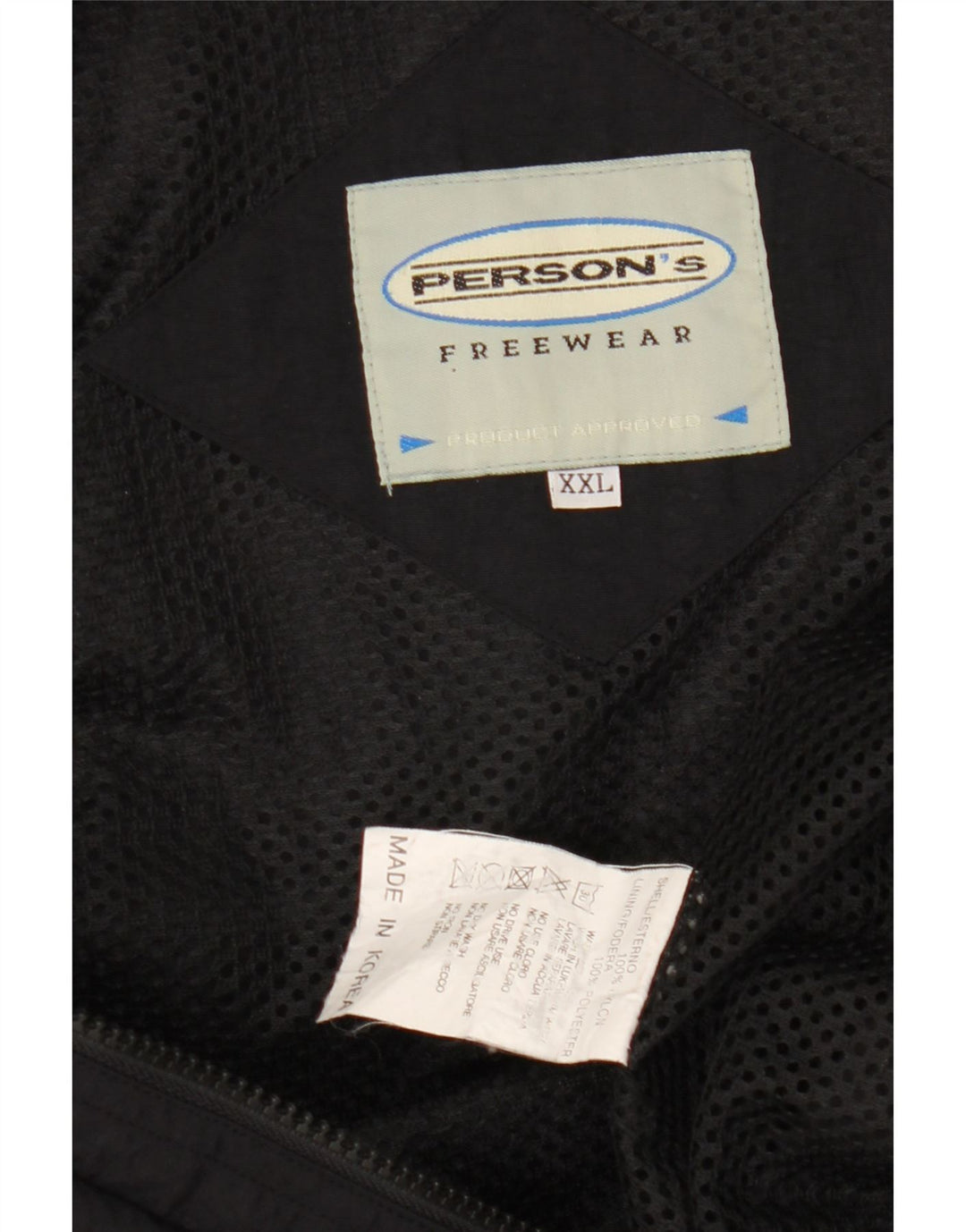 Colete utilitário masculino Person UK 44 2XL nylon preto