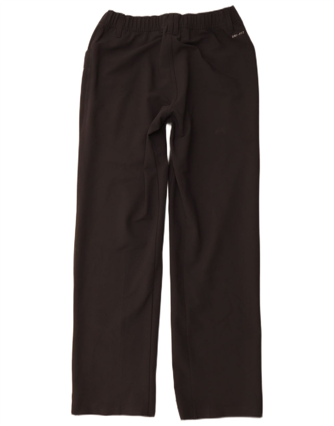 Calça casual masculina NIKE Dri Fit Straight pequena W27 L31 cinza poliéster