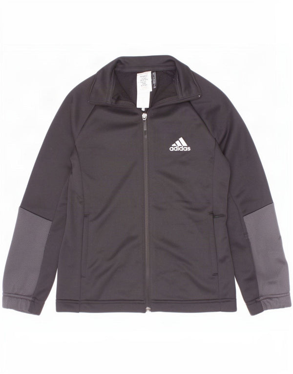 Jaqueta Adidas Boys Aeroready Tracksuit 7-8 Anos Preto Colorblock