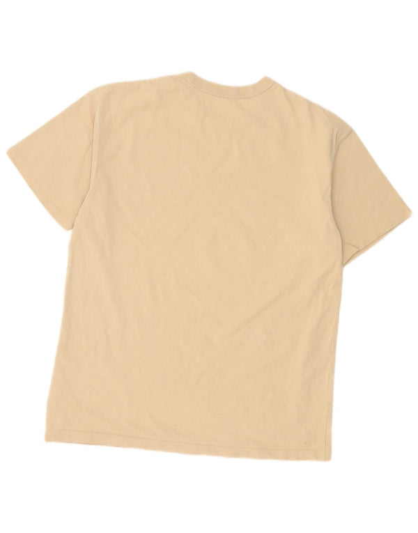 Camiseta masculina Nike Loose Fit Top de algodão bege médio