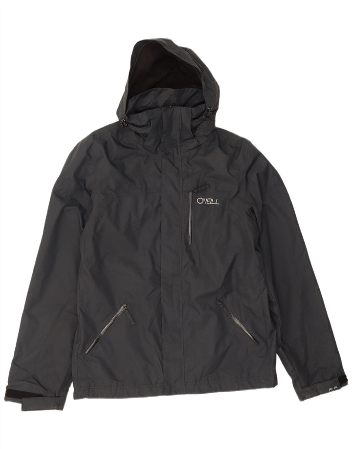 Jaqueta corta-vento masculina O'Neill com capuz gráfico UK 34 XS poliéster preto