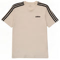 Adidas Mens Camiseta Top Médio Algodão Branco