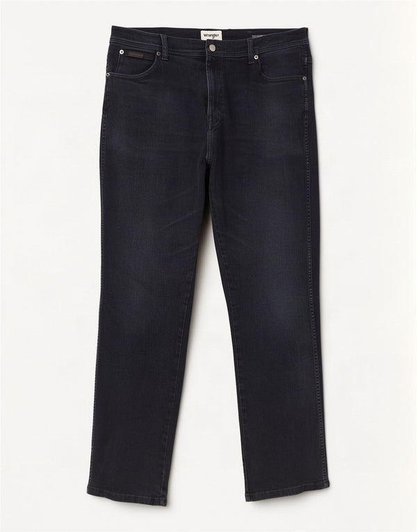 Wrangler Masculino Texas Straight Jeans W36 L32 Azul Marinho Algodão