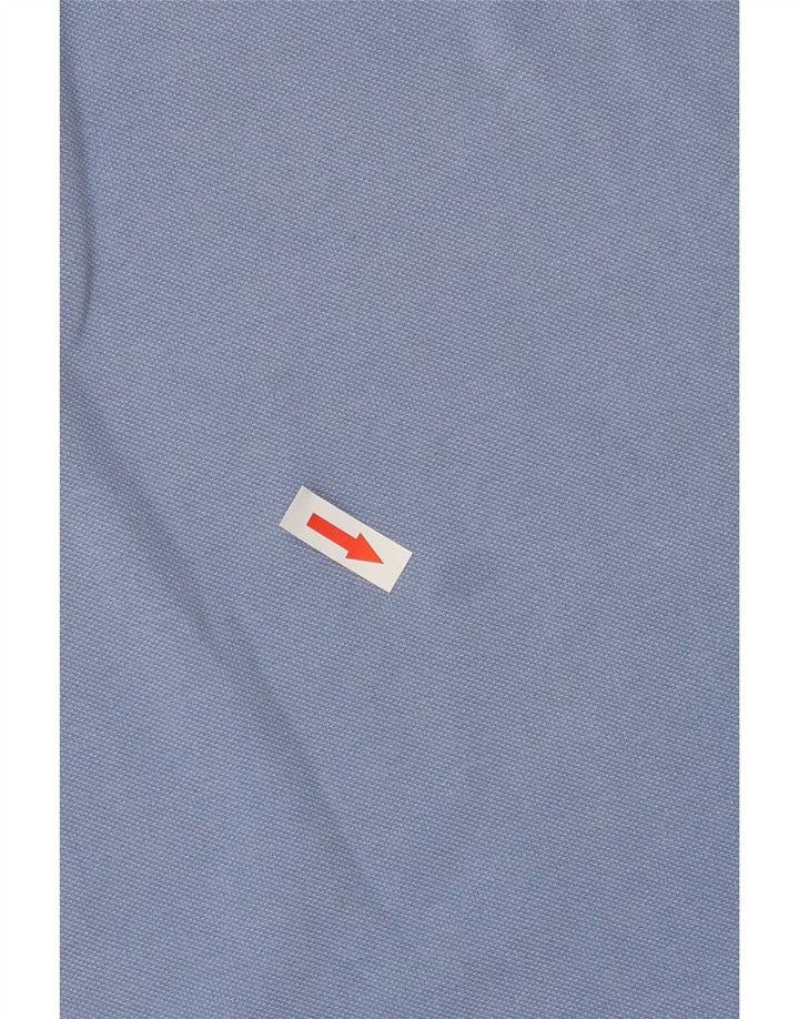 Camisa polo masculina Kappa algodão azul médio