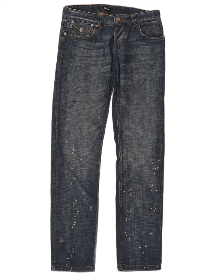 Dolce & Gabbana Jeans retos masculinos W31 L35 algodão azul